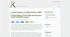 Desktop Screenshot of justinkerley.com