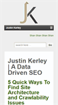 Mobile Screenshot of justinkerley.com